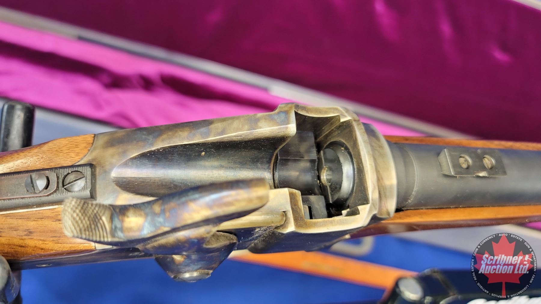 Falling Block Action Rifle RIFLE: Pedersoli Falling Block 22LR ~ Lever Action ~ Breech Load (c/w ...