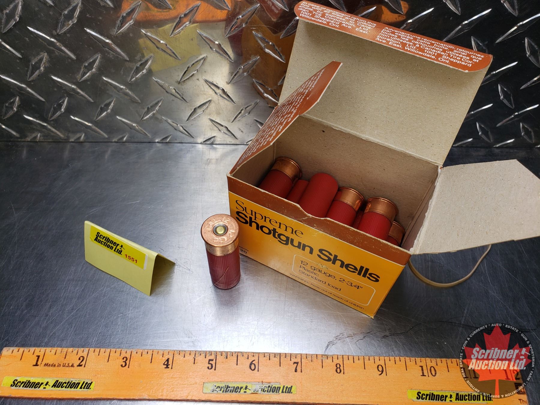AMMO: Canadian Tire (Vintage/Retro) Supreme Shotshells 12ga (2-3/4