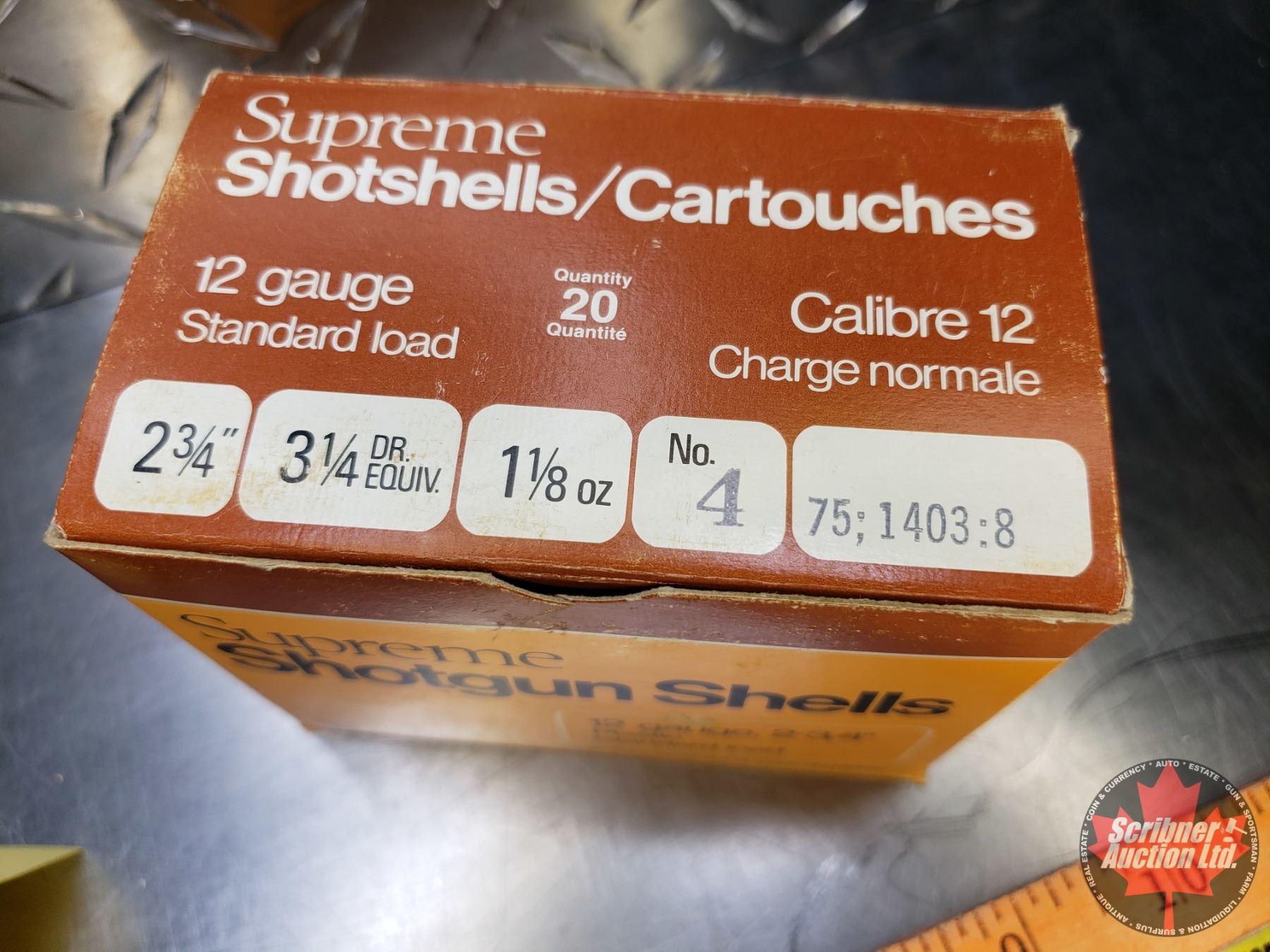 AMMO: Canadian Tire (Vintage/Retro) Supreme Shotshells 12ga (2-3/4