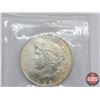 Image 2 : USA Peace Dollar 1922 (ICCS Cert : AU-58) (SEE PICS for Years, Types, Varieties)