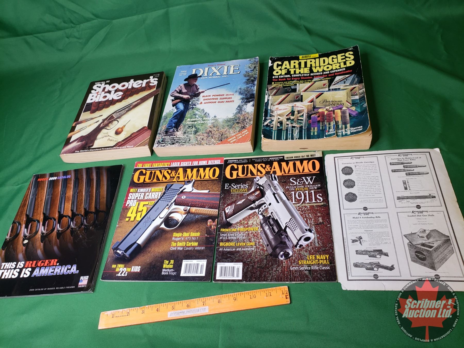 Gun Books (6) Shooter's Bible 1991 Edition; Dixie Gun Works 200