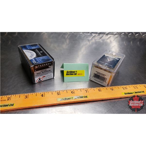 AMMO 22 WMR 22 Mag 80 Rnds TOTAL SEE PICS ammo-22-wmr-22-mag-80-rnds-total-see-pics