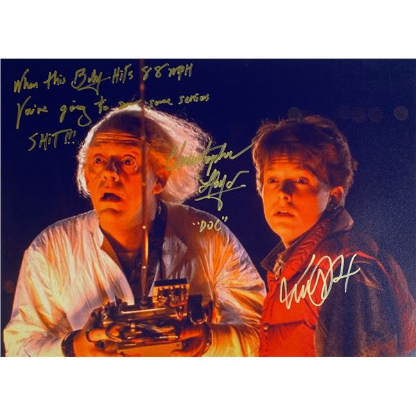 Autograph Signed Back to Future Photo