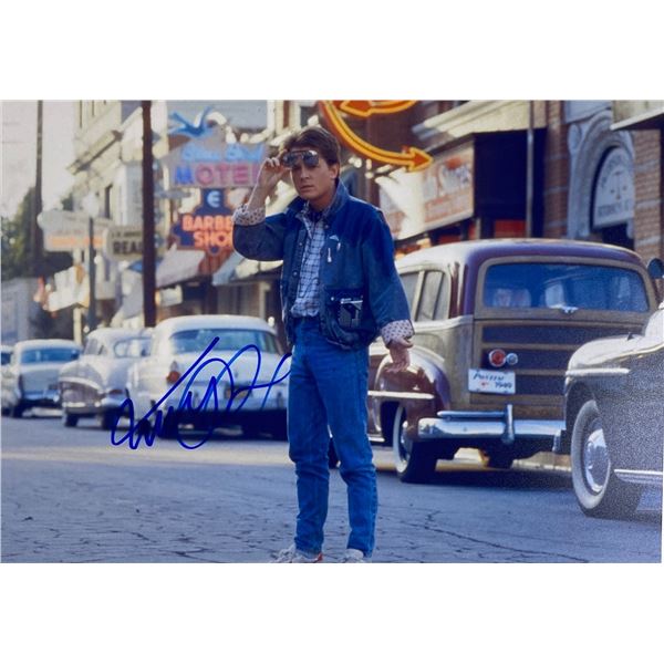 Autograph Signed Back to Future Photo