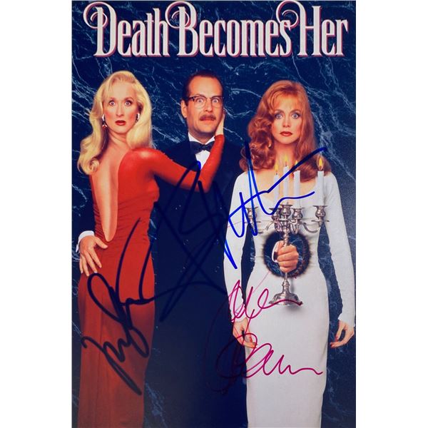 Autograph Signed Death Becomes Her Photo