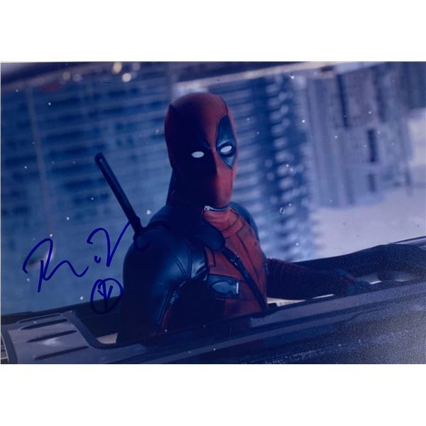 Autograph Signed Deadpool Photo