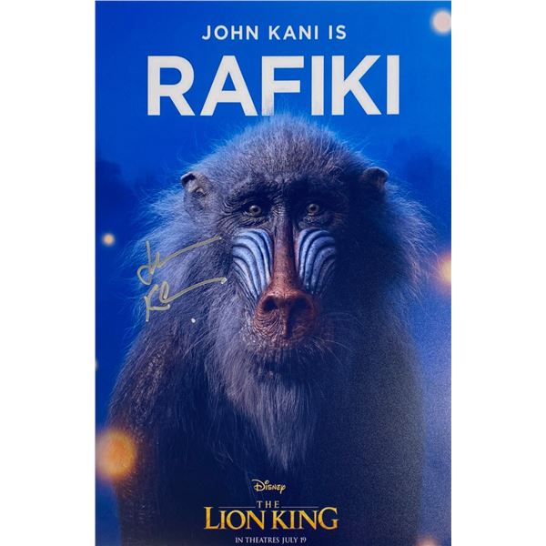 Autograph Signed Lion King Photo