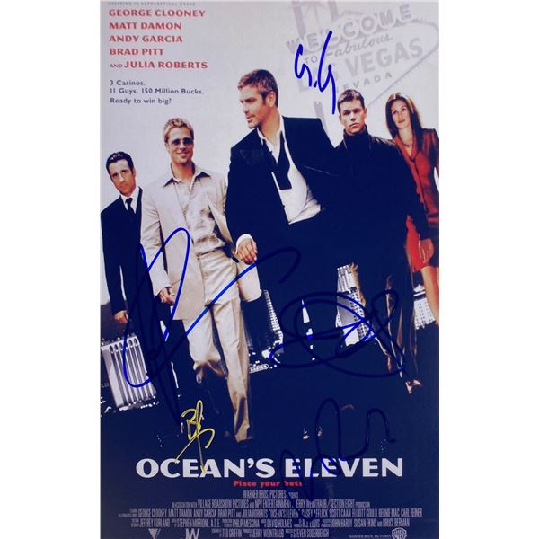 Autograph Signed Ocean Eleven Photo