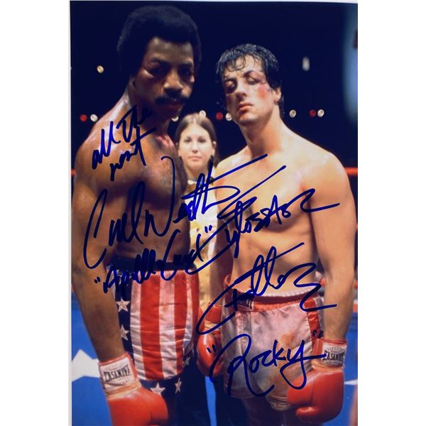 Autograph Signed Rocky Photo