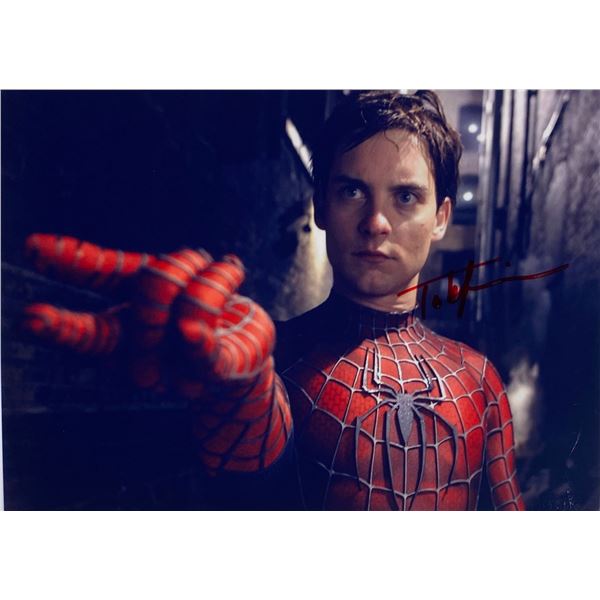 Autograph Signed Spiderman Photo