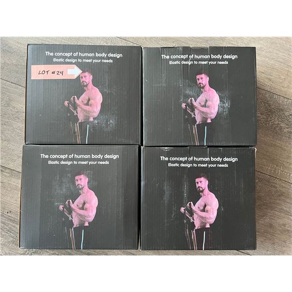 *NEW* Lot Of 4 Boxes Of Resistance Bands