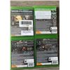 Image 2 : Lot of 4 Xbox One Games 1 sealed 3 open