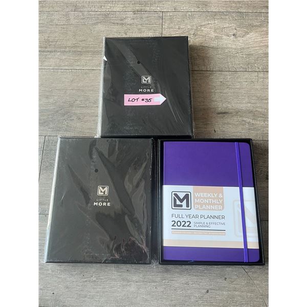 *NEW* Lot Of 3 Little More Full Year Planners