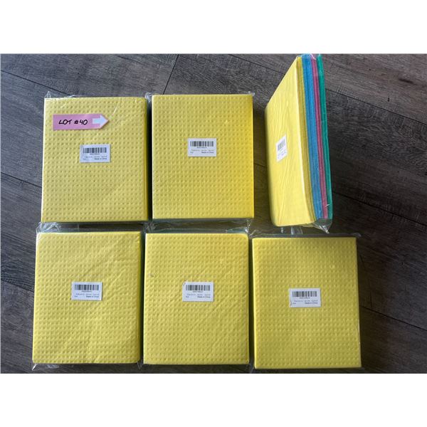 *NEW* Lot Of 6 Multicolor Highly Absorbent Dish Cloths