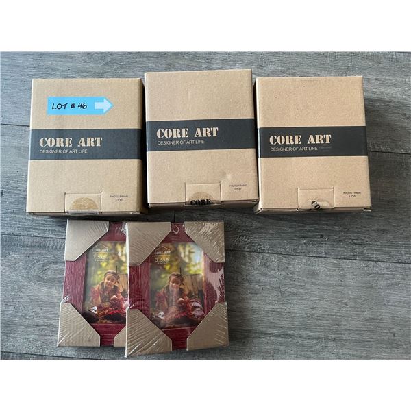 *NEW* Lot Of 3 Core Art Photo Frames 3.5"x5"