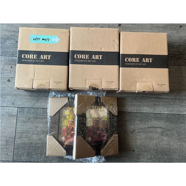 *NEW* Lot Of 3 Core Art Photo Frames 3.5"x5"