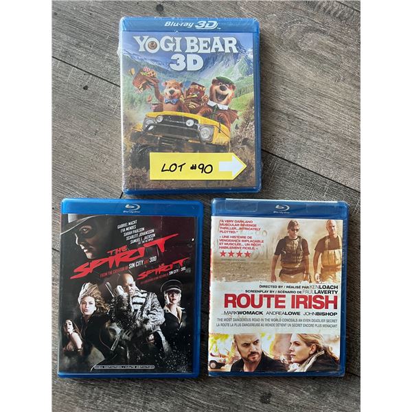 Lot Of 3 Assorted Blu-ray Movies