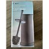 Image 2 : *NEW* Lot Of 2 Bronze Toilet Brush Sets With Lid.