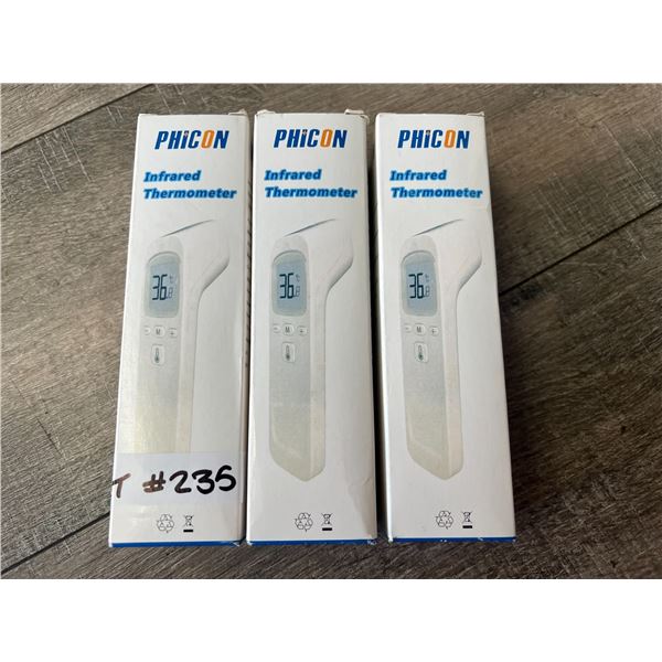 *NEW* Lot Of 3 Infrared Non-Contact Thermometers