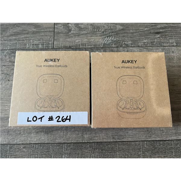 *NEW* Lot Of 2 Aukey True Wireless Earbuds