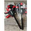 Image 3 : *NEW* Lot of 4Pcs MAXPOWER Quick Release 6' Clamps/Tools