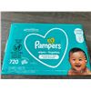 Image 2 : *NEW* Lot of 1 Box of Pampers Baby Wipes (720 wipes)