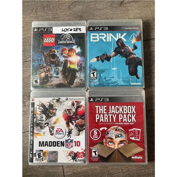 *USED* Lot Of 4 PlayStation 3 Games