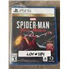 Image 1 : *NEW* Lot Of 1 PlayStation 5 Game - Spiderman Miles Morales