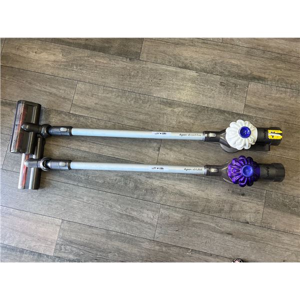 *USED* Lot Of 2 Cordless Dyson V6 Vacuums - Untested As Is