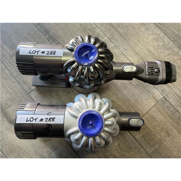 *USED* Lot Of 2 Dyson Handheld Vacuums - Untested As Is