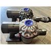 Image 2 : *USED* Lot Of 2 Dyson Handheld Vacuums - Untested As Is
