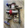 Image 1 : *USED* Lot of 2 Dyson Handheld Vacuums w/ Accessories - Untested. As Is