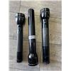 Image 2 : *USED* Lot of 3 Mag Light Flashlights - Untested. As Is