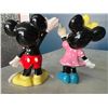 Image 2 : *USED* Lot of 2 Vintage Mickey Mouse and Minnie Mouse Ceramic Figurines