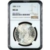 Image 1 : 1881-S Morgan Dollar MS-64 NGC