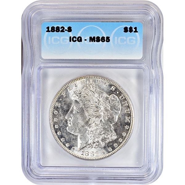1882-S Morgan Dollar MS-65 HIGH GRADE