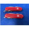 Image 2 : Lot of 2 Victorinox Red Swiss Army Multi-tool Slip Knife