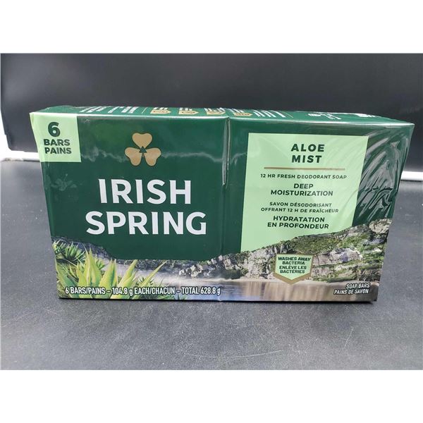 Irish Spring Aloe Mist Deep Moisturization Bar Soap (6ct)