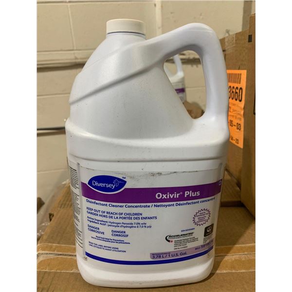 Diversey Oxivir Disinfectant Cleaner -CASE LOT of 4 x 3.78L