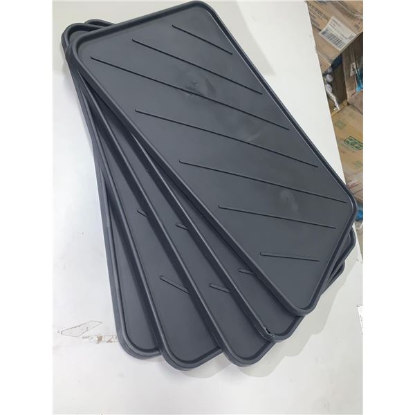 Plastic Boot Tray 16"x24" - LOT of 5