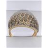Image 2 : Ladies cluster Top diamond anniversary ring with 1.57 carat diamonds set in 14K/.925 silver with cer