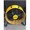 Image 1 : Dewalt Drum Fan, handle broken untested- OPEN BOX/NO BOX - SOLD AS IS
