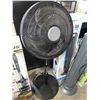 Image 1 : Stand up osscilating fan, broken knob OPEN BOX ITEM, SOLD AS IS