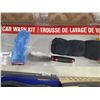 Image 1 : Car wash Kit with Shammy, sponge & Brush - OPEN BOX ITEM, SOLD AS IS