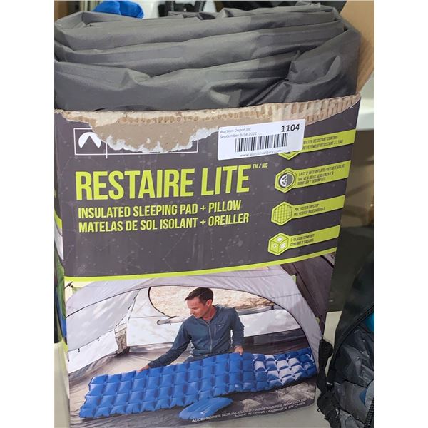 Insulated Camping Sleeping Pad - OPEN BOX ITEM, SOLD AS IS