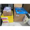 Image 1 : Lot of assorted NEW office items, envelopes, duotangs & invoice books