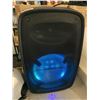 Image 2 : ION Powered Speaker with stand and microphone - tested working - OPEN BOX ITEM, SOLD AS IS