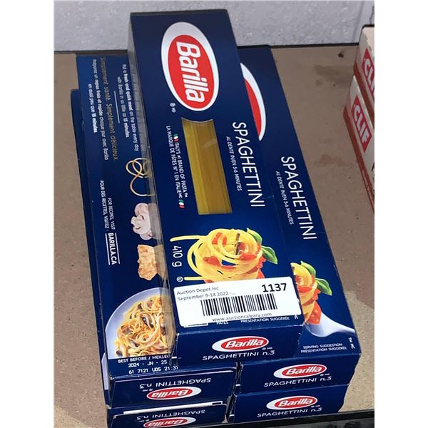 Barilla Spaghettini Pasta Lot of 5 x 410g