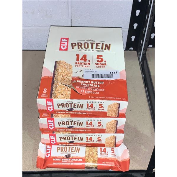 Clif Protein Bars Lot of 3 x 400g