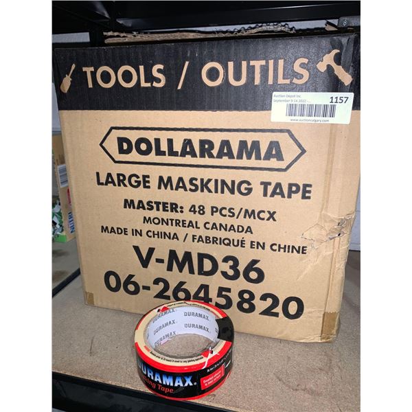 Case lot of Dollarama Masking Tape 48pcs